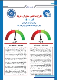 طرح شاخص مدیران خرید (PMI)-آذر1401